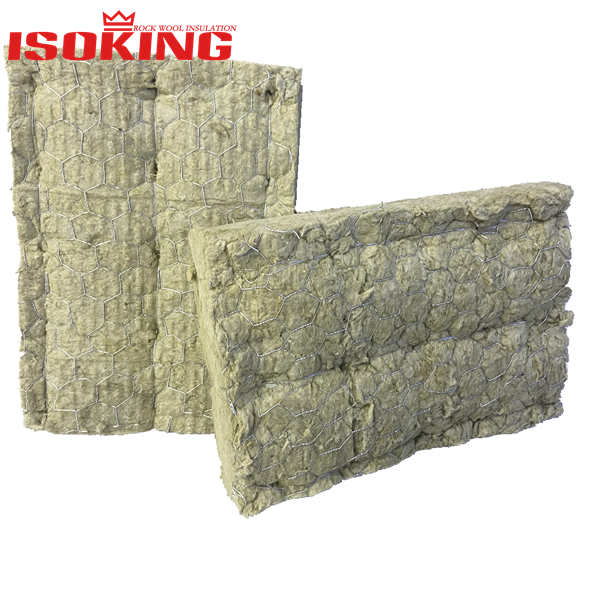 ISOKING Mineral Wool Mineral Wool Wired Mesh Insulation