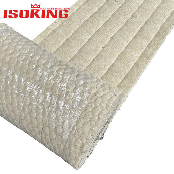 ISOKING Mineral wool insulation material wired mesh