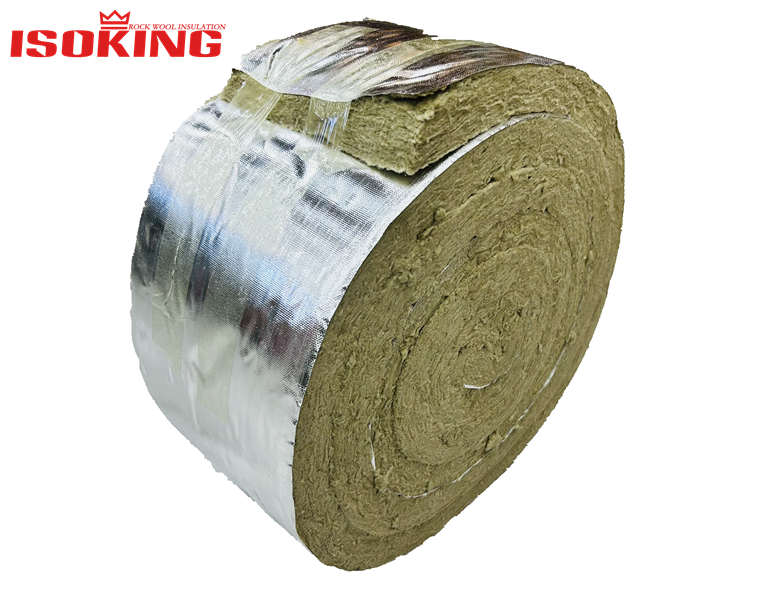 ISOKING Mineral Wool Roll Acoustic Insulation With Aluminum Foil